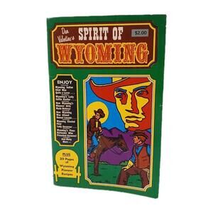 VTG Dan Valentines Spirit of Wyoming periodical paperback joke book recipes 1974